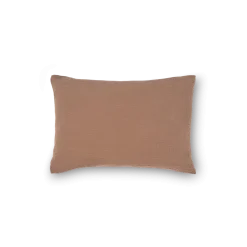 Kissenüberzug Vivien100 % Baumwolle, Musselin, GOTS (nougat, 40 x 60 cm)