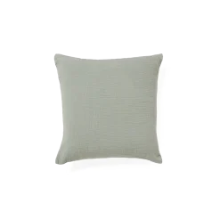 Kissenüberzug Vivien minijade, 40 x 40 cm, 100 % Baumwolle, Musselin, GOTS