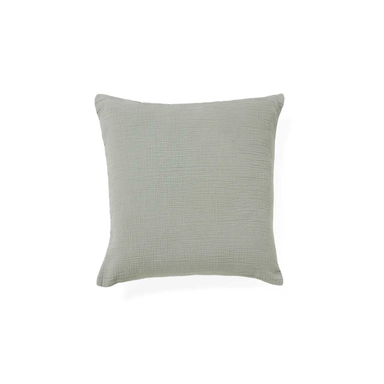 Kissenüberzug Vivien minijade, 40 x 40 cm, 100 % Baumwolle, Musselin, GOTS