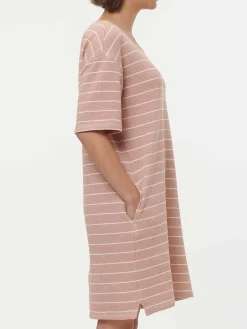 Kleid aus Bio-Baumwolle(camelie/offwhite, XS)