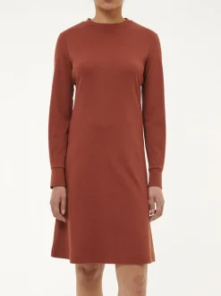 Kleid aus Bio Baumwolle(mahagoni, 34)