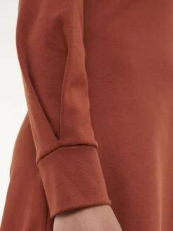 Kleid aus Bio Baumwolle(mahagoni, 34)