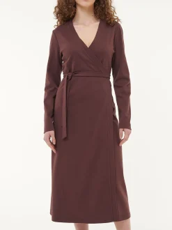 Kleid aus Bio Baumwolle(merlot, 36)