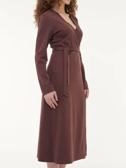Kleid aus Bio Baumwolle(merlot, 36)