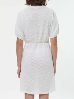 Kleid aus Bio Baumwolle(offwhite, L)