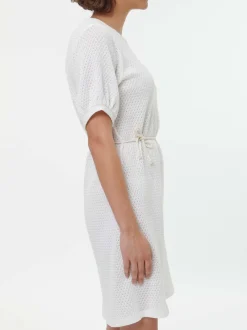 Kleid aus Bio Baumwolle(offwhite, L)