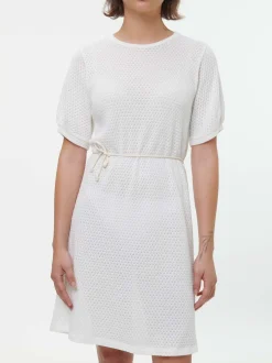 Kleid aus Bio Baumwolle(offwhite, L)