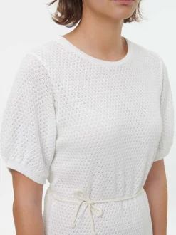 Kleid aus Bio Baumwolle(offwhite, L)