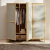 Kleiderschrank KuramiLade inkl. 2 Stk. Führungen (Eiche, Abteil A)