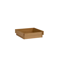 Kleiderschrank KuramiLade inkl. 2 Stk. Führungen (Eiche, Abteil A)