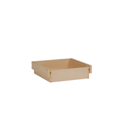 Kleiderschrank KuramiLade inkl. 2 Stk. Führungen (Esche, Abteil A)