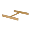 Kleiderschrank TensoKleiderstange inkl. 2 Stk. Halterungen (Eiche)