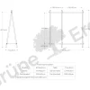 Kleiderständer Jukai Pur(Eiche, Basis 60 cm + 1 Anbauelement 90 cm)