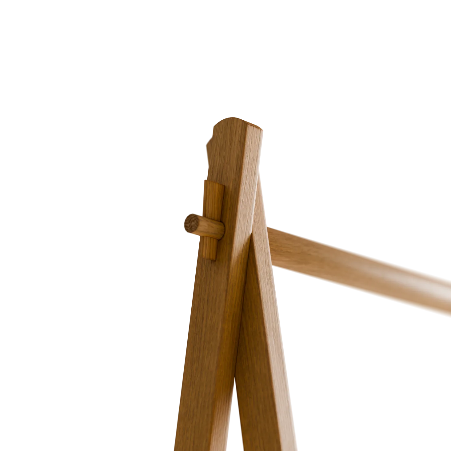 Kleiderständer Jukai Pur(Eiche, Basis 60 cm + 1 Anbauelement 90 cm)