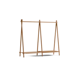 Kleiderständer Jukai Purmit Anbauelement und Ablageboard (Buche)