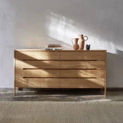 Kommode Tenso mit 8 Laden(Eiche)