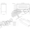 Kommode Tenso mit 4 Laden(Esche)