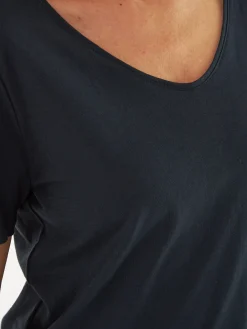 Kurzarmshirt aus Bio Baumwolle(navy, 38)