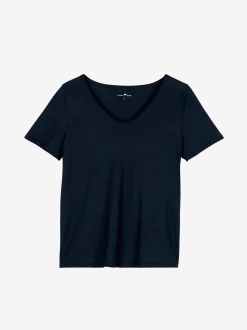 Kurzarmshirt aus Bio Baumwolle(navy, 38)