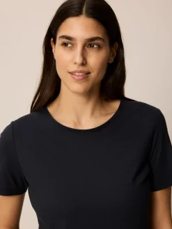 Kurzarmshirt aus Bio Baumwolle(navy, 38)