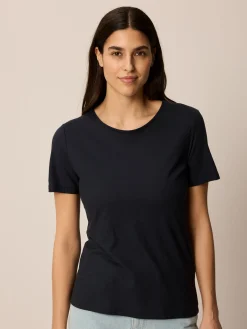Kurzarmshirt aus Bio Baumwolle(navy, 38)