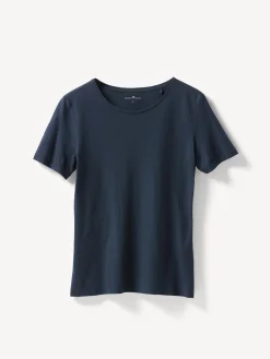 Kurzarmshirt aus Bio Baumwolle(navy, 38)