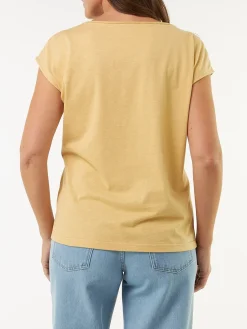Kurzarmshirt aus Bio Baumwolle/Hanf(rattan, 38)