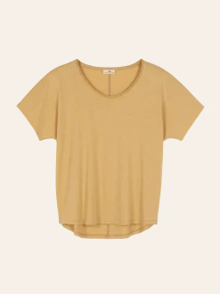 Kurzarmshirt aus Bio Baumwolle/Hanf(rattan, 38)