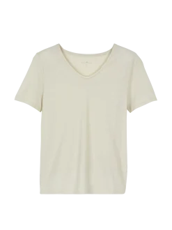Kurzarmshirt aus Bio Baumwolle(perlmutt, 38)