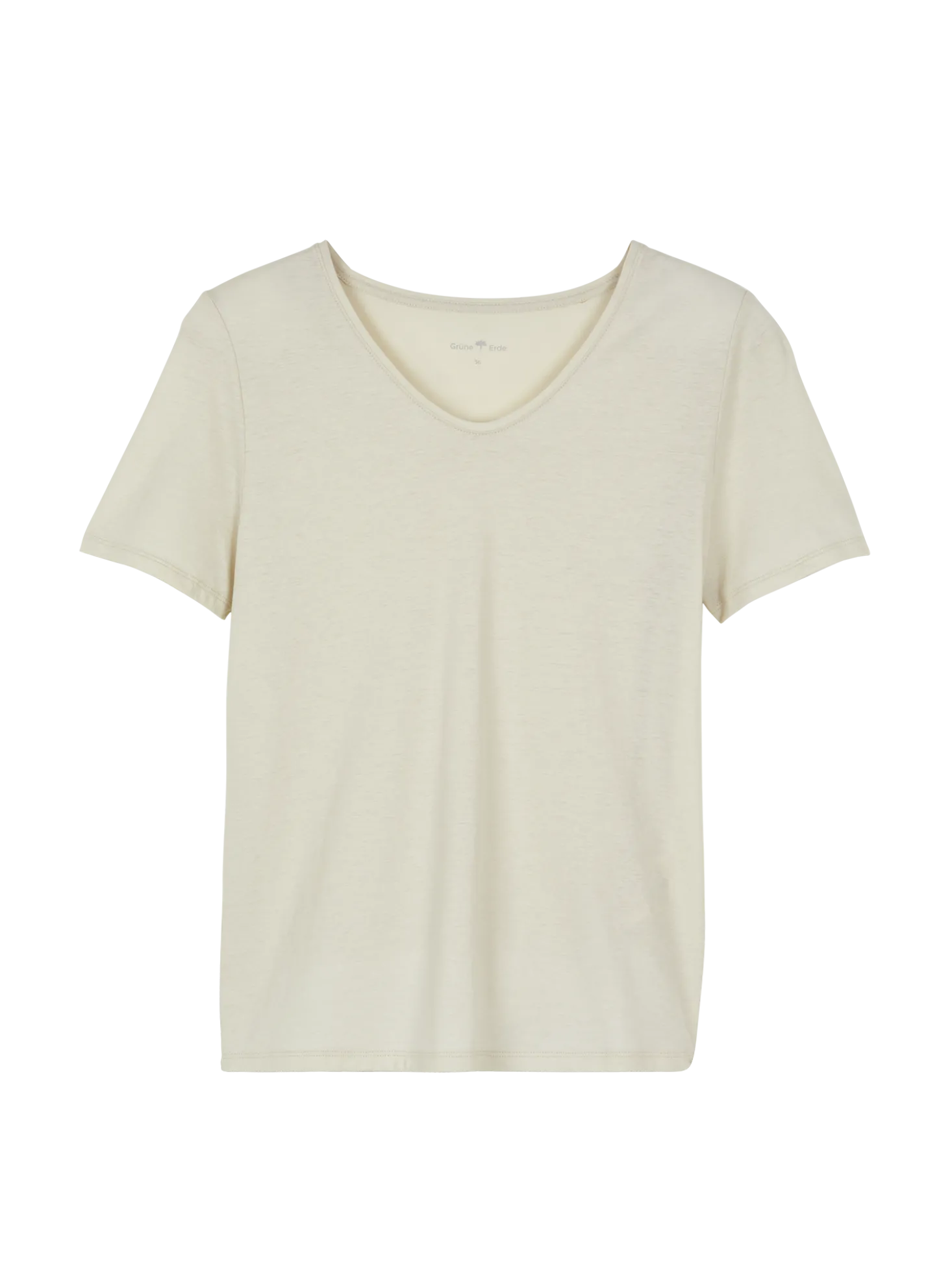 Kurzarmshirt aus Bio Baumwolle(perlmutt, 38)