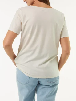 Kurzarmshirt aus Bio Baumwolle(perlmutt, 38)