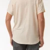 Kurzarmshirt aus Bio Baumwolle/Hanf(natur, 36)