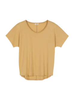 Kurzarmshirt aus Bio Baumwolle/Hanf(rattan, 36)