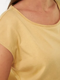 Kurzarmshirt aus Bio Baumwolle/Hanf(rattan, 40)