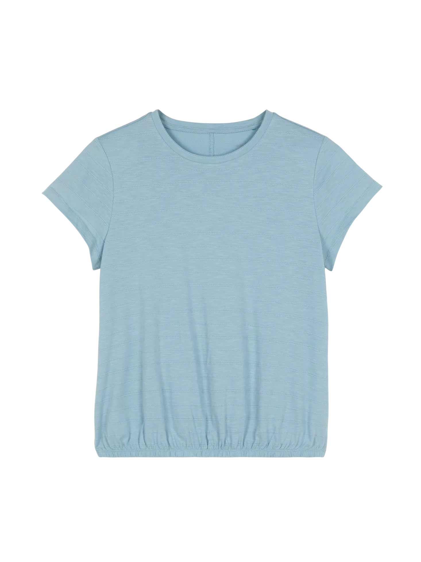 Kurzarmshirt aus Bio Baumwolle(aqua, XS)