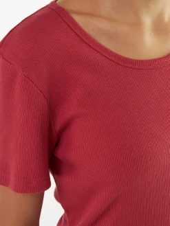Kurzarmshirt100 % Bio-Baumwolle (himbeere, XS)