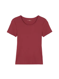 Kurzarmshirt100 % Bio-Baumwolle (himbeere, XS)