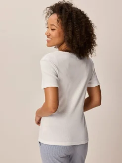 Kurzarmshirt100 % Bio-Baumwolle (weiß, XS)