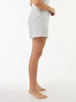 Kurze Schlafhose aus Bio-Baumwolle(batikdruck pazifik, XS)