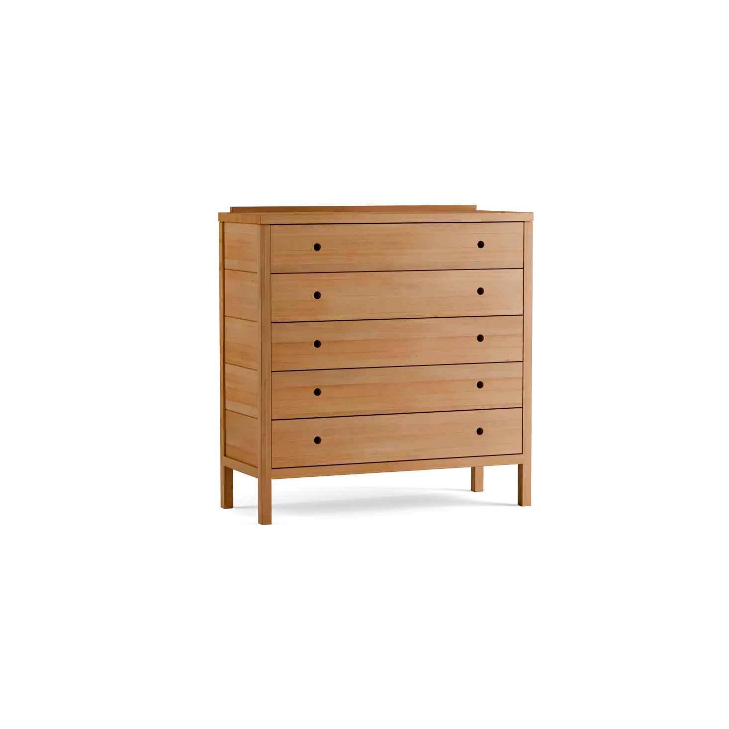 Ladenschrank Ettore breit mit 5 LadenB 100 x T 40 x H 103.7 cm (Buche)