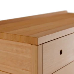 Ladenschrank Ettore schmal mit 5 LadenB 54 x T 40 x H 103,7 cm (Buche)