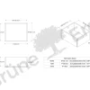 Lade Valetto B 291 x H 158 x T 356 mm(Buche)