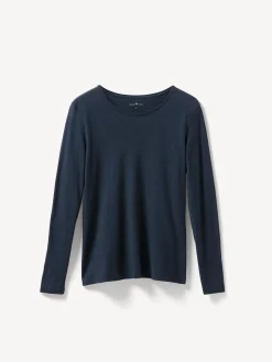 Langarmshirt aus Bio Baumwolle(navy, 38)