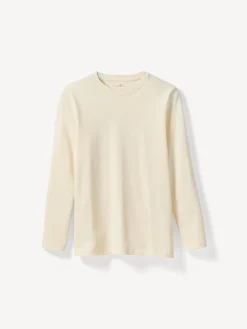 Langarmshirt aus Bio Baumwolle(offwhite, M)