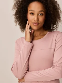 Langarmshirt aus Bio Baumwolle(winterrose, XL)