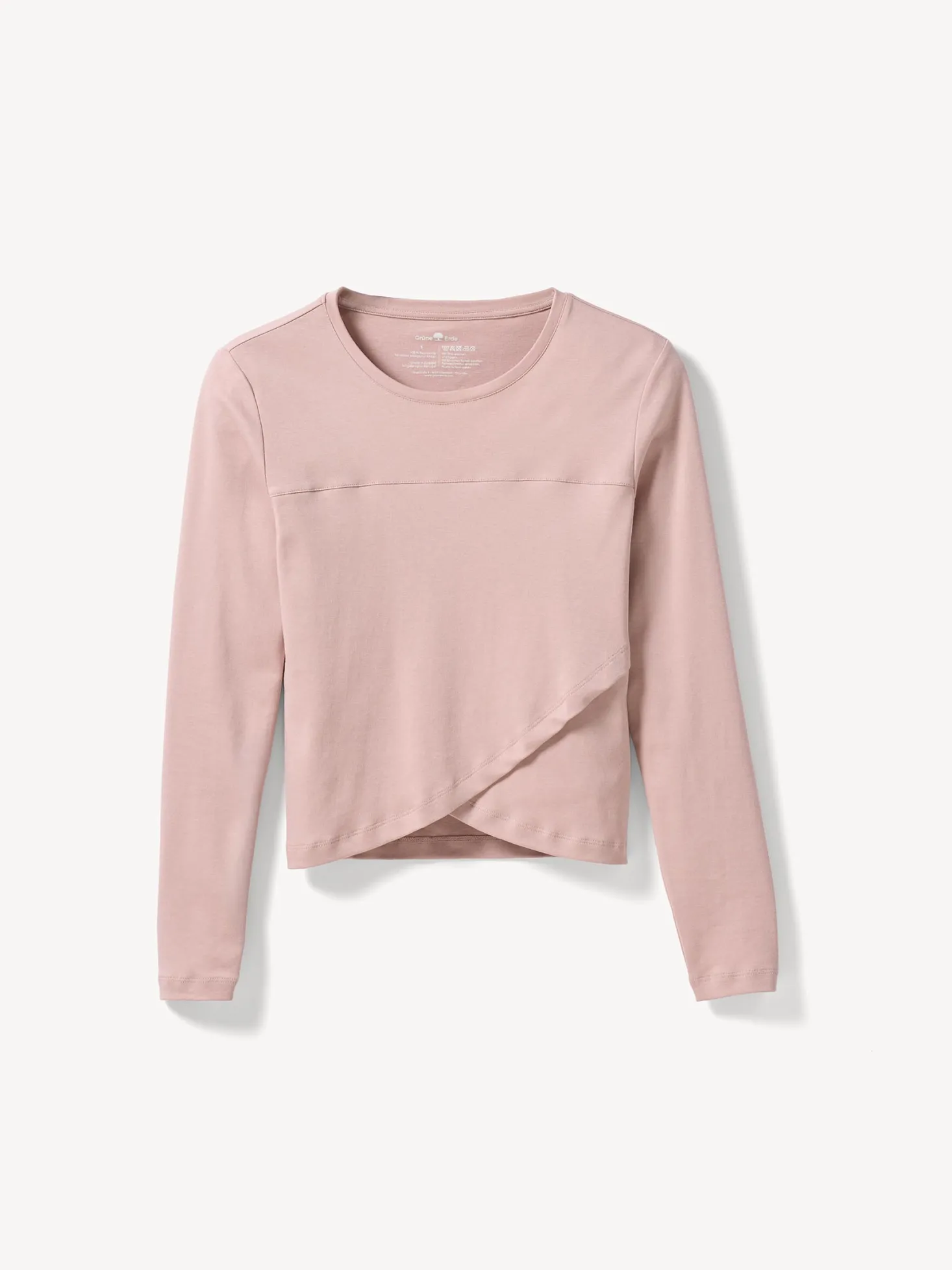 Langarmshirt aus Bio Baumwolle(winterrose, XL)