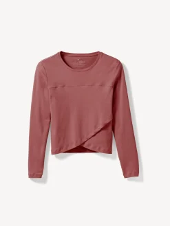 Langarmshirt aus Bio Baumwolle(chocolat, L)