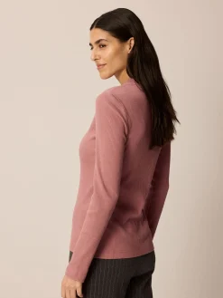 Langarmshirt aus Bio Baumwolle/Wolle(rosenholz, 38)