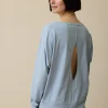 Langarmshirt aus Bio Baumwolle(kornblume, M)