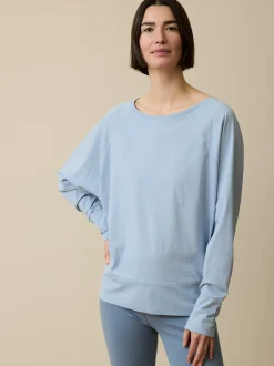 Langarmshirt aus Bio Baumwolle(kornblume, M)